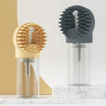 Silicone Pet Bath Brush Foam Dispenser Grooming Massage Tool - GreenFur