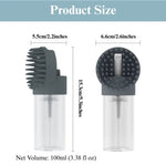 Silicone Pet Bath Brush Foam Dispenser Grooming Massage Tool - GreenFur