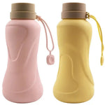 Silicone Pet Bottle Foldable Travel Water Cups - GreenFur