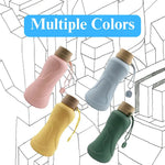 Silicone Pet Bottle Foldable Travel Water Cups - GreenFur
