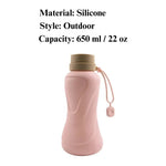 Silicone Pet Bottle Foldable Travel Water Cups - GreenFur