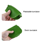 Silicone Pet Palm Massage and Bath Brush - GreenFur