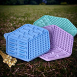 Silicone Pet Slow - feeding Plate with Suction Cup Anti - Choking Licking Mat - GreenFur