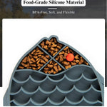 Silicone Slow Feeder Mat for Cats & Dogs Anti - Choke Lick Mat - GreenFur