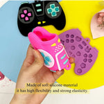 Silicone Teething Chew Toy Game Controller Shape for Dog - GreenFur