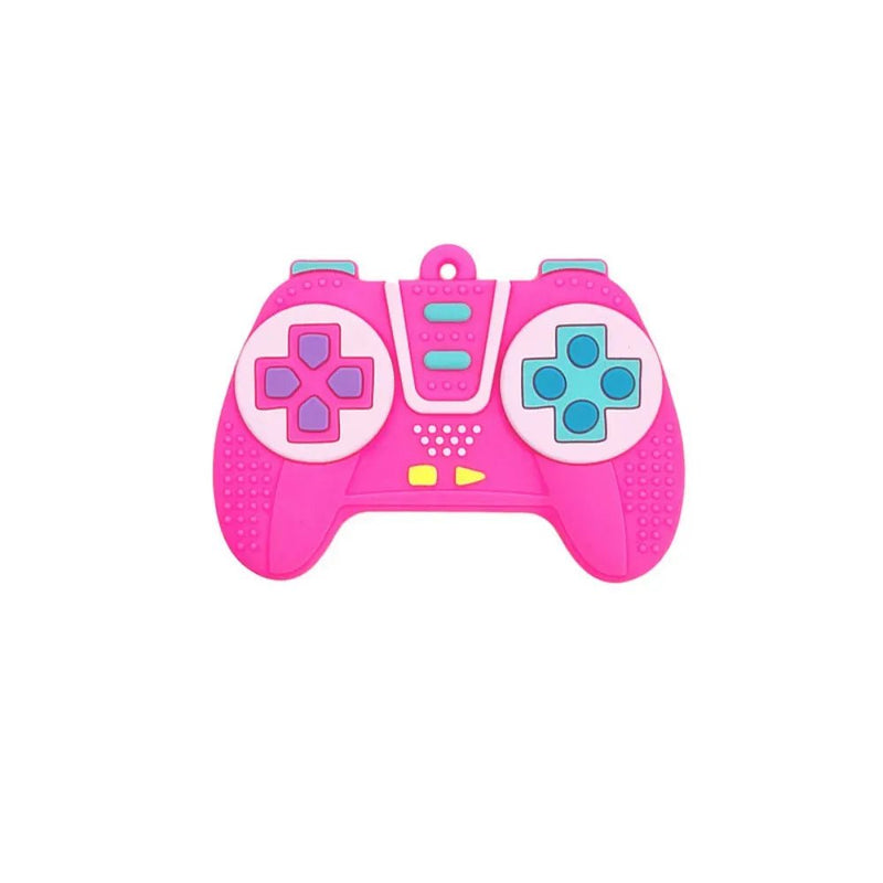 Silicone Teething Chew Toy Game Controller Shape for Dog - GreenFur