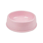 Simple Round Wheat Straw Material Pet Water Bowl Cat Dog Food Bowls - GreenFur