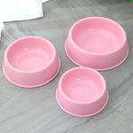 Simple Round Wheat Straw Material Pet Water Bowl Cat Dog Food Bowls - GreenFur