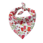 Single Layer Printed Triangle Bandanas for Dogs and Cats - GreenFur