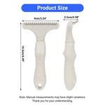 Single Row Rake Comb Eco Friendly Metal Pet Grooming Brush - GreenFur