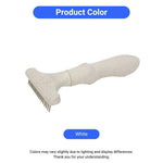 Single Row Rake Comb Eco Friendly Metal Pet Grooming Brush - GreenFur