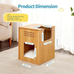 Sisal Cat Scratching Pad Wood Pet Kitten Condo Cat Tree House - GreenFur