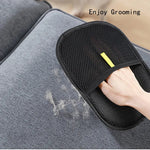 Skin Friendly Fabric Double - Sided Cat Hair Grooming Gloves - GreenFur