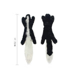 Skunk Plush Squeaky No Stuffing Dog Toy for Indoor Play - GreenFur