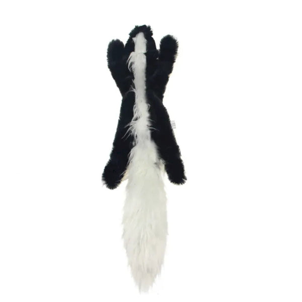 Skunk Plush Squeaky No Stuffing Dog Toy for Indoor Play - GreenFur
