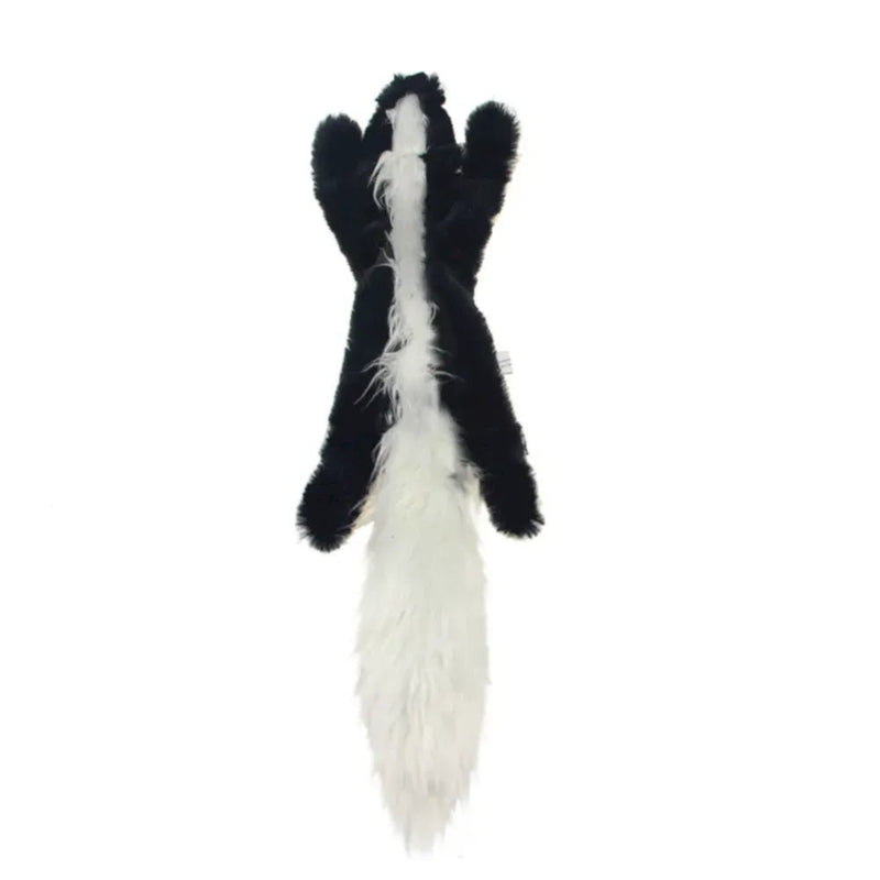 Skunk Plush Squeaky No Stuffing Dog Toy for Indoor Play - GreenFur