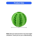 Slow Feeder Ball Toy for Dogs Chewing Training Enrichment - GreenFur