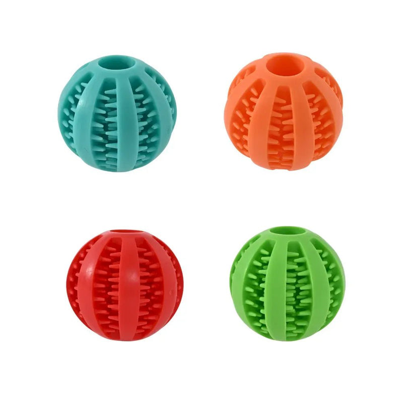Slow Feeder Ball Toy for Dogs Chewing Training Enrichment - GreenFur
