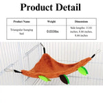 Small Animal Plush Hanging Hammock, Pet Hanging Nap Sack Sleep Bag Bed - GreenFur