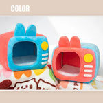 Small Animal Plush TV Bed for Sugar Glider and Bird Use - GreenFur