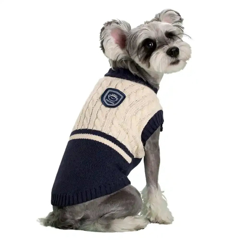 Small Dog Sweater Warm Winter Fall Dog Clothes - GreenFur
