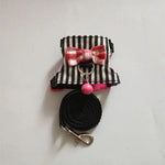 Small Guinea Pig Clothes Hamster Harness and Leash Set with Bowknot Bell - GreenFur