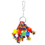 Small Pet Bird Toy Mini Flying Trapeze Toy - GreenFur