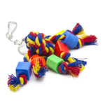 Small Pet Bird Toy Mini Flying Trapeze Toy - GreenFur