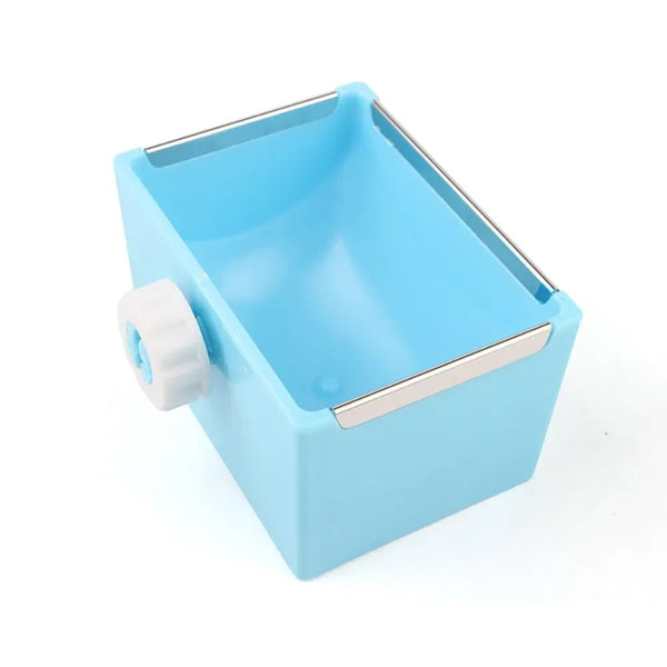Small Pet Cage Fixed Hanging Small Animals Feeder Bowl - GreenFur