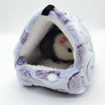 Small Pet Winter Fleece Nest Warm Cozy Beds for Hamsters - GreenFur
