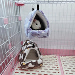 Small Pet Winter Fleece Nest Warm Cozy Beds for Hamsters - GreenFur