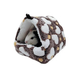 Small Pet Winter Fleece Nest Warm Cozy Beds for Hamsters - GreenFur