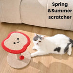 Small Size Novelty Apple Shaped Cat Scratching Post - GreenFur