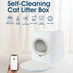 Smart APP Control UV Light Electronic Cat Toilet Self - Cleaning Cat Litter Box - GreenFur