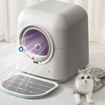 Smart APP Control UV Light Electronic Cat Toilet Self - Cleaning Cat Litter Box - GreenFur