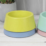 Smooth Bamboo Fiber Pet Bowl with Non - slip Base - GreenFur