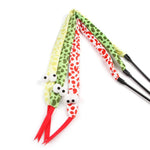 Snake Shape Interactive Pulley Fishing Rod Cat Toy Teaser - GreenFur