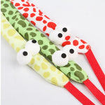Snake Shape Interactive Pulley Fishing Rod Cat Toy Teaser - GreenFur