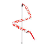Snake Shape Interactive Pulley Fishing Rod Cat Toy Teaser - GreenFur