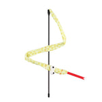 Snake Shape Interactive Pulley Fishing Rod Cat Toy Teaser - GreenFur