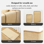 Sofa Protective Wear - Resistant Kitten Sisal Cat Scratch Pad - GreenFur