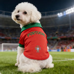 Soft and Comfy with Team Print Polyester FPF Pet Polo Shirt - GreenFur