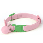 Soft and Elastic Adjustable Dogs Cat Collar Decorative Pet Necklace - GreenFur