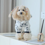 Soft and Warm Panda Style Coral Velvet Pet Hooded Boxer Shorts - GreenFur