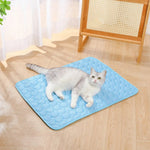 Soft Breathable Mesh Ice Silk Mat Cat Dog Cooling Pad - GreenFur