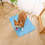 Soft Breathable Mesh Ice Silk Mat Cat Dog Cooling Pad - GreenFur