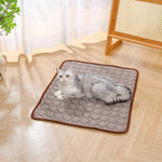 Soft Breathable Mesh Ice Silk Mat Pet Cooling Pad - GreenFur