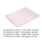 Soft Breathable Mesh Ice Silk Pad Pet Cooling Mat - GreenFur