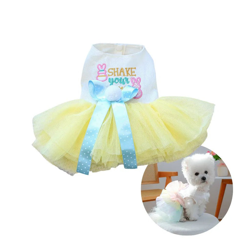 Soft Cozy Breathable Easter Cute Rabbit - Style Pet Dress - GreenFur
