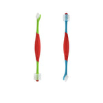 Soft Double Sided 360 Degrees Dog Toothbrush in Bulk - GreenFur